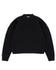 ALPACA KNIT JUMPER - BLACK