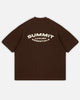 LUXURY ESSENTIALS T-SHIRT - BROWN