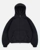 BUBBLE FIT ZIP HOODIE - BLACK