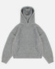 KNIT HOODIE - CHARCOAL