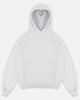 HAND EMBROIDERED HOODIE - MARL GREY