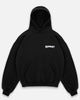 HAND EMBROIDERED HOODIE - BLACK