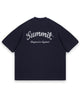 CHAIN STITCH T-SHIRT - NAVY