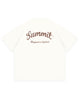 CHAIN STITCH T-SHIRT - OFF WHITE