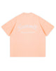 CHAIN STITCH T-SHIRT - PEACH