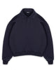 HEAVYWEIGHT POLO SWEATSHIRT - NAVY