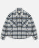 ZIP FLANNEL - GREY