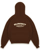 LUXURY ESSENTIALS HOODIE - BROWN